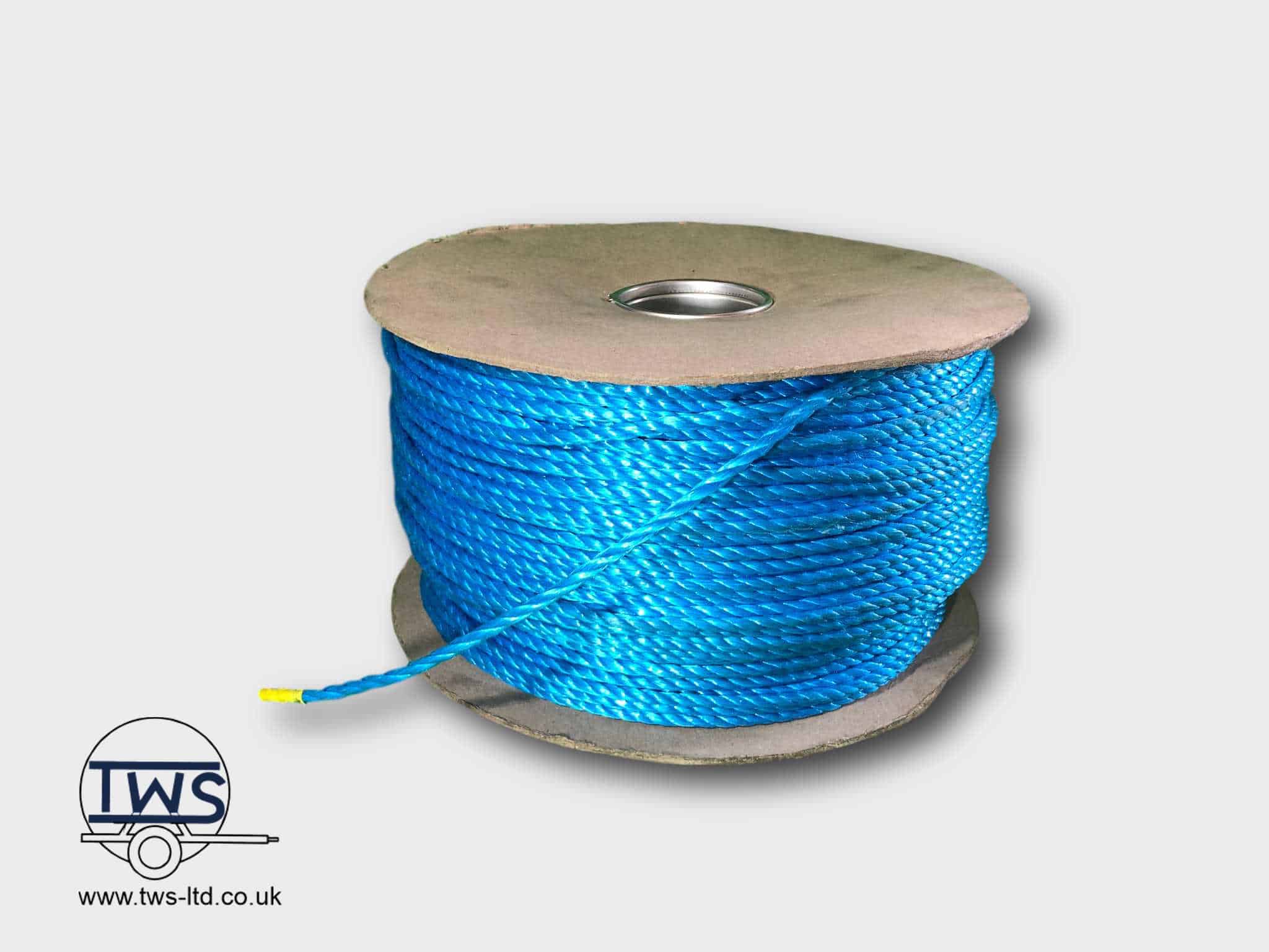 Blue Polypropylene Rope - Trailer and Winch Solutions Ltd